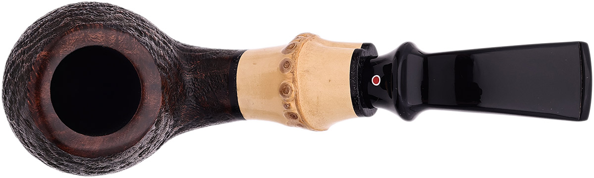 Tsuge Sandblasted Bent Egg with Bamboo (363) (9mm)