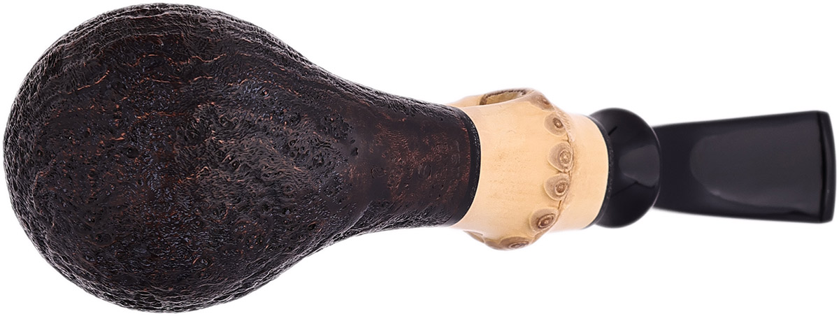 Tsuge Sandblasted Bent Egg with Bamboo (363) (9mm)