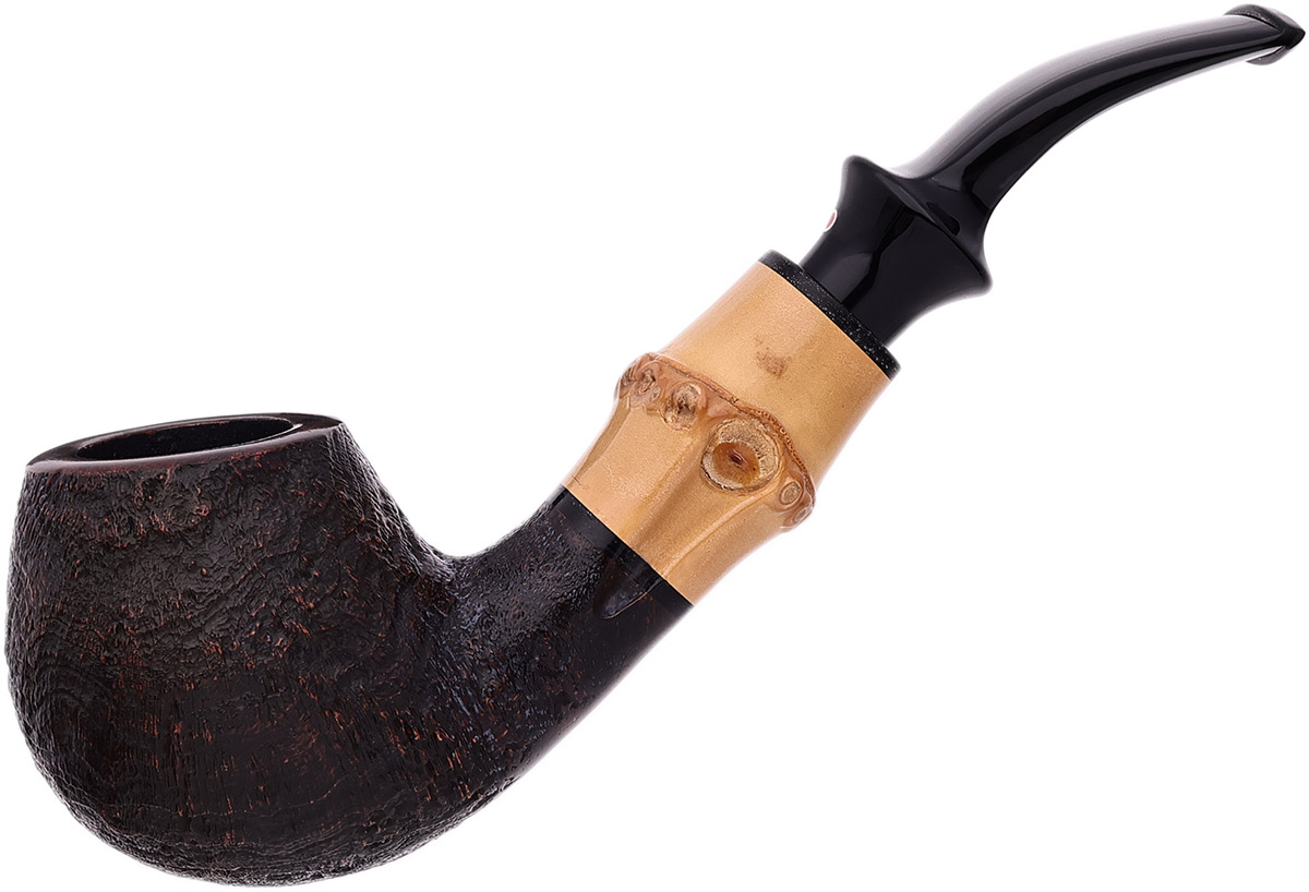 Tsuge Sandblasted Bent Egg with Bamboo (363) (9mm)