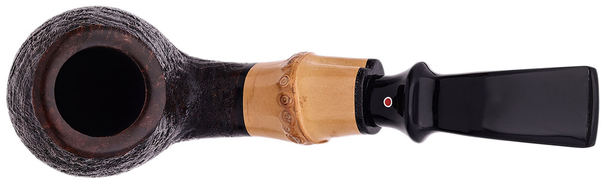 Tsuge Sandblasted Bent Egg with Bamboo (363) (9mm)