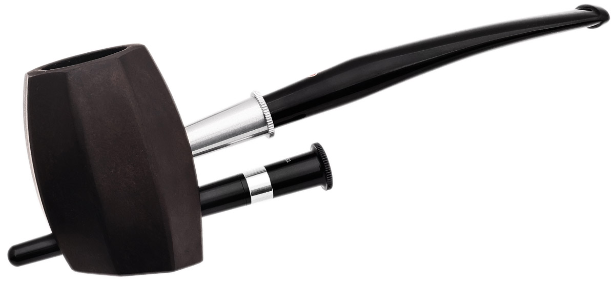 Smooth Black Tomahawk Tobacco Pipe