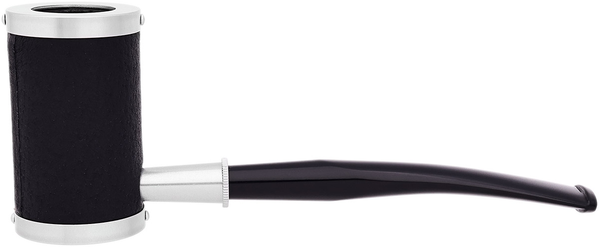 Tsuge Metal Tankard Black Leather