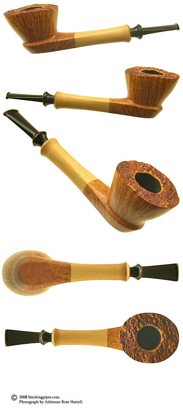 Tsuge Ikebana Smooth Freehand Sconce with Boxwood (F)