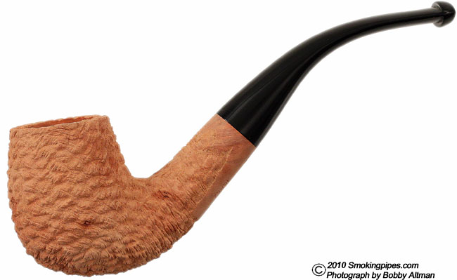 Tsuge Natural Rusticated Bent Billiard (206)