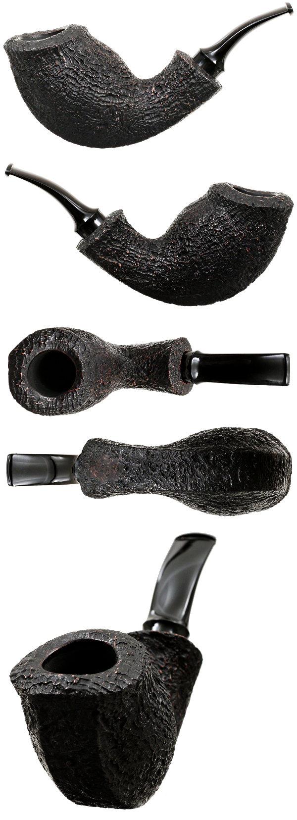 Tsuge Ikebana Sandblasted Bent Egg (C)
