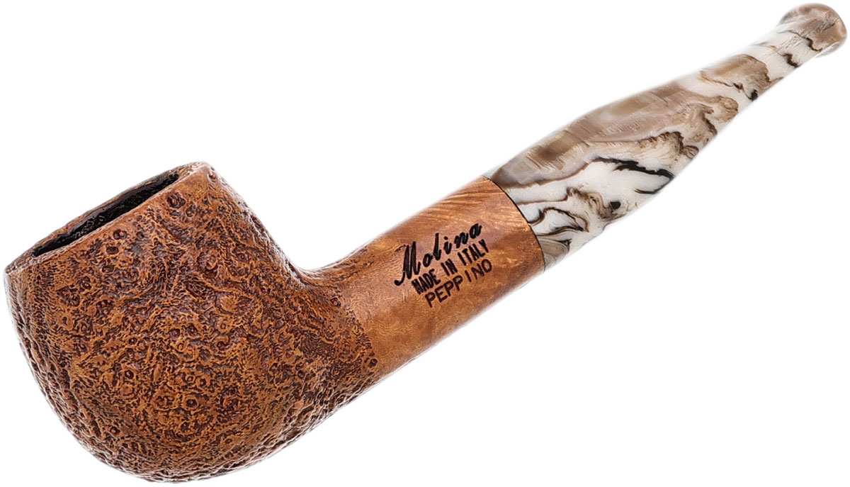 Molina Peppino Sandblasted Brown (205R) (9mm)