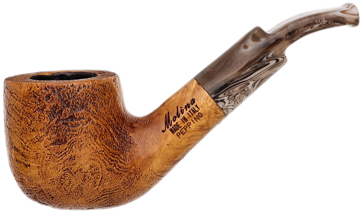 Molina Peppino Sandblasted Brown (134R) (9mm)