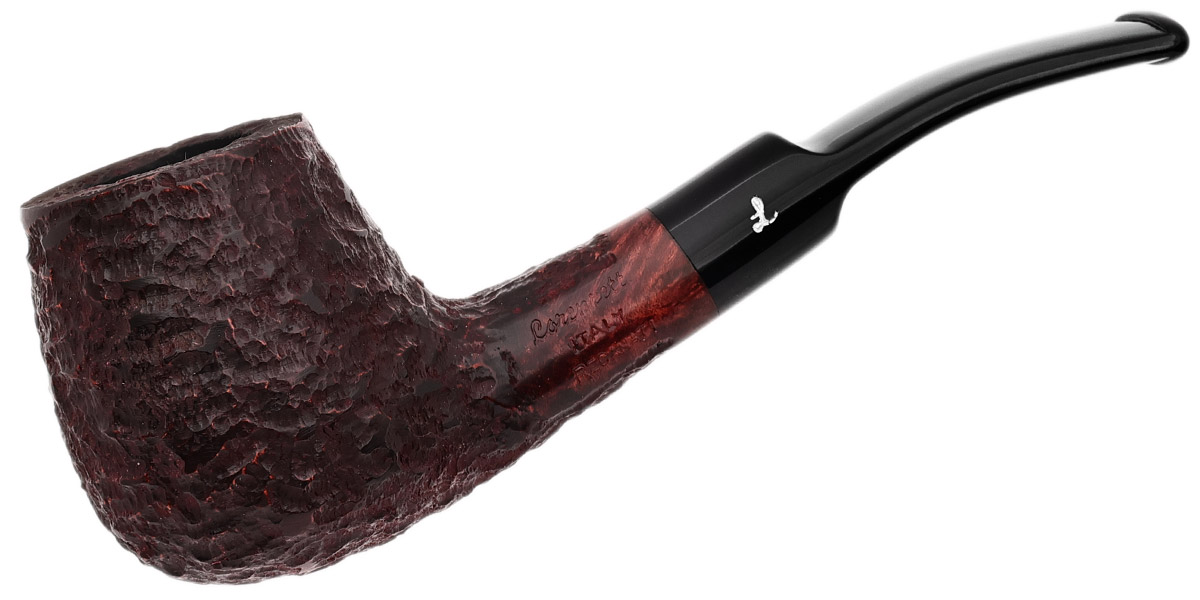 Lorenzetti Rusticated Bent Brandy (Saddle Stem)