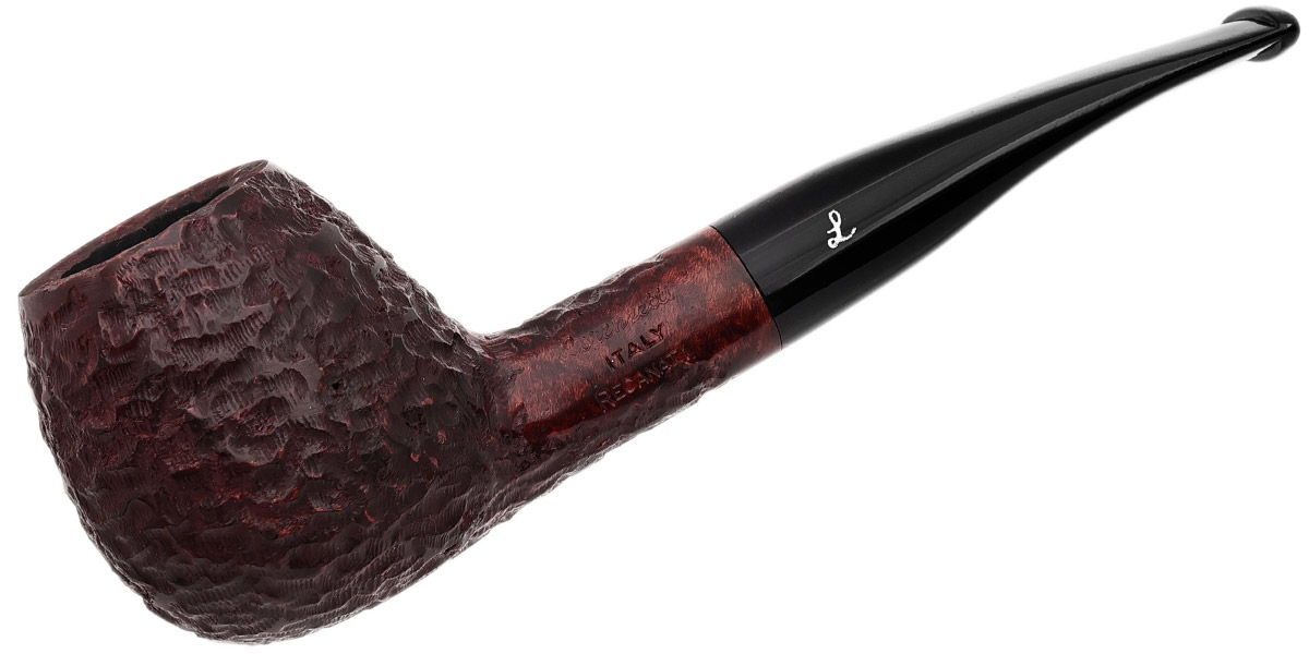 Lorenzetti Rusticated Bent Brandy (Tapered Stem)