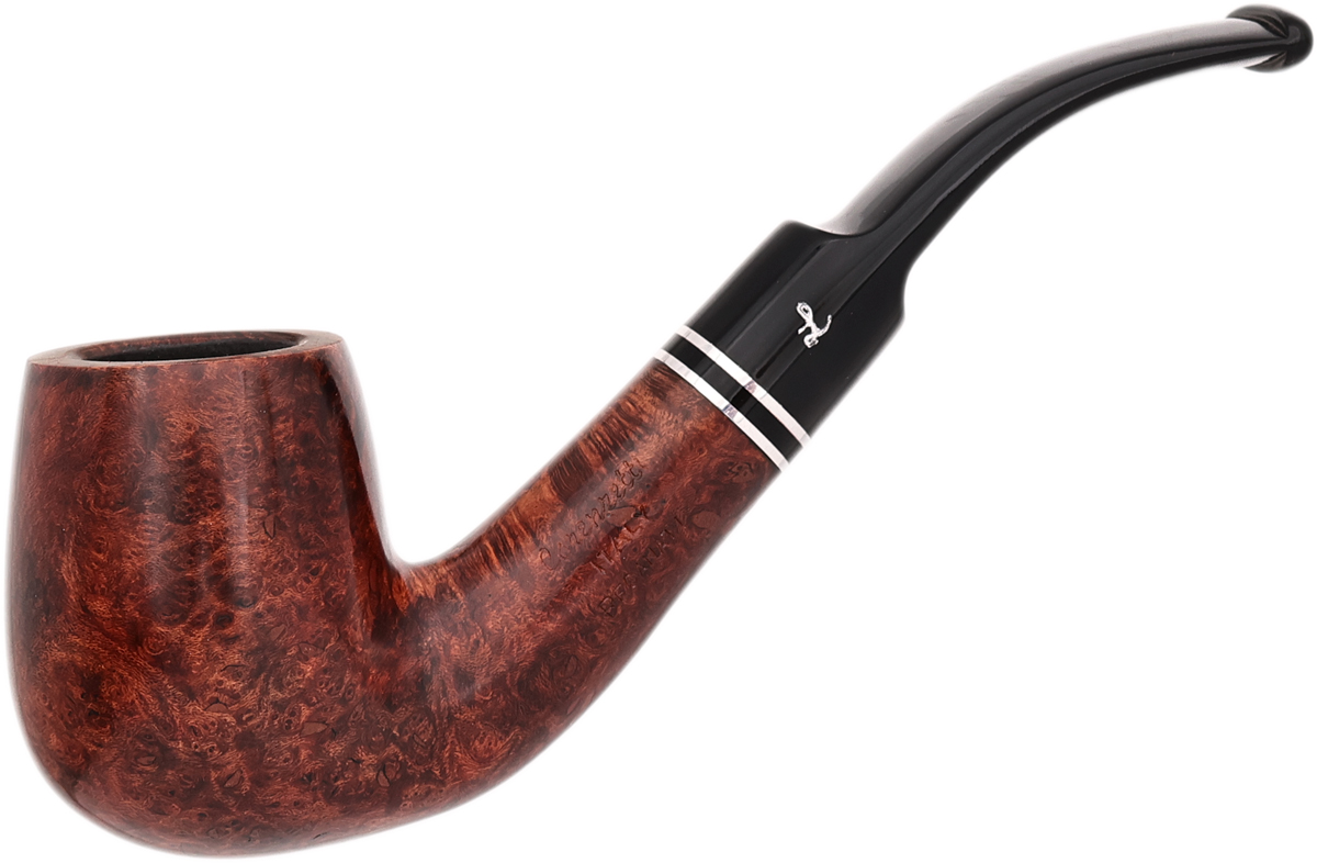 Lorenzetti Smooth Bent Billiard with Double Nickel Band (Saddle Stem)