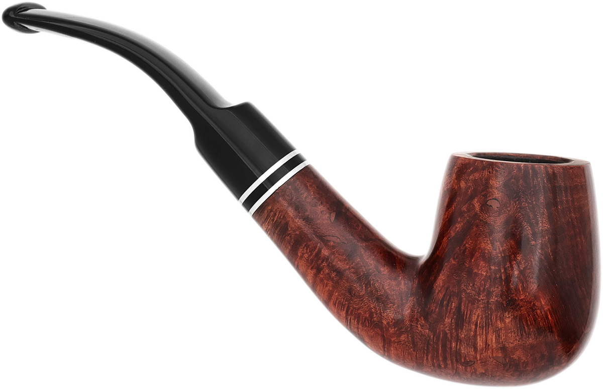 Lorenzetti Smooth Bent Billiard with Double Nickel Band (Saddle Stem)
