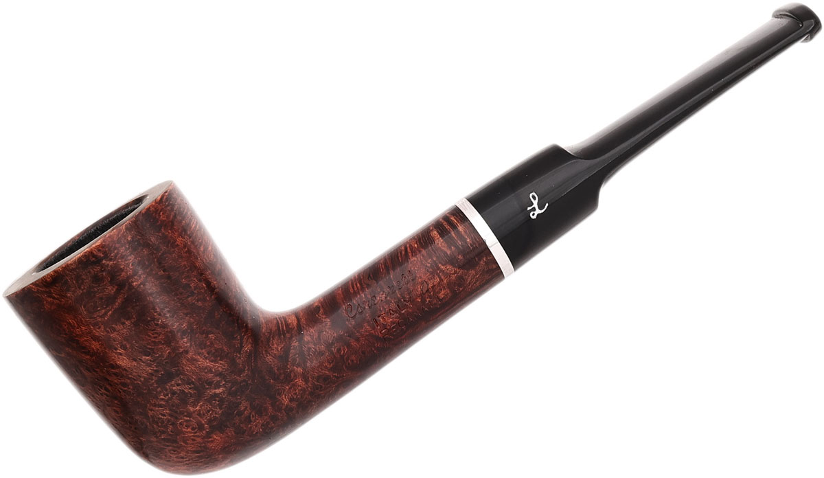 Lorenzetti Smooth Bent Dublin with Nickel Band (Saddle Stem) (9mm)