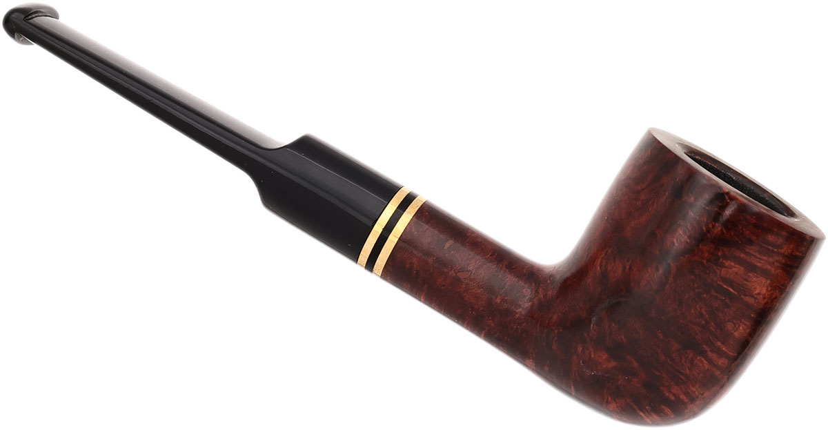 Lorenzetti Smooth Billiard with Double Brass Band (Saddle Stem) (9mm)
