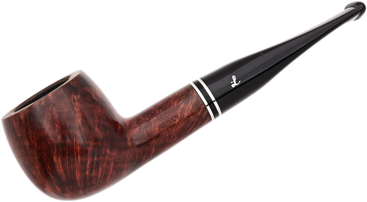 Lorenzetti Smooth Pot with Double Nickel Band (Tapered Stem)