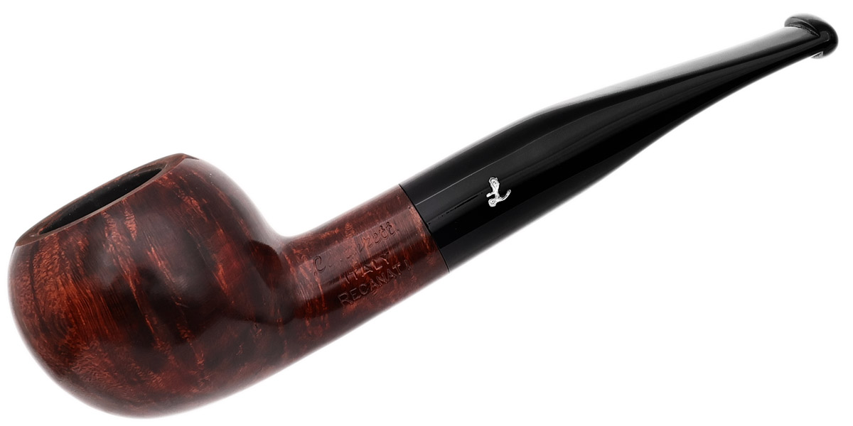 Lorenzetti Smooth Semi Bent Apple (Tapered Stem) (9mm)