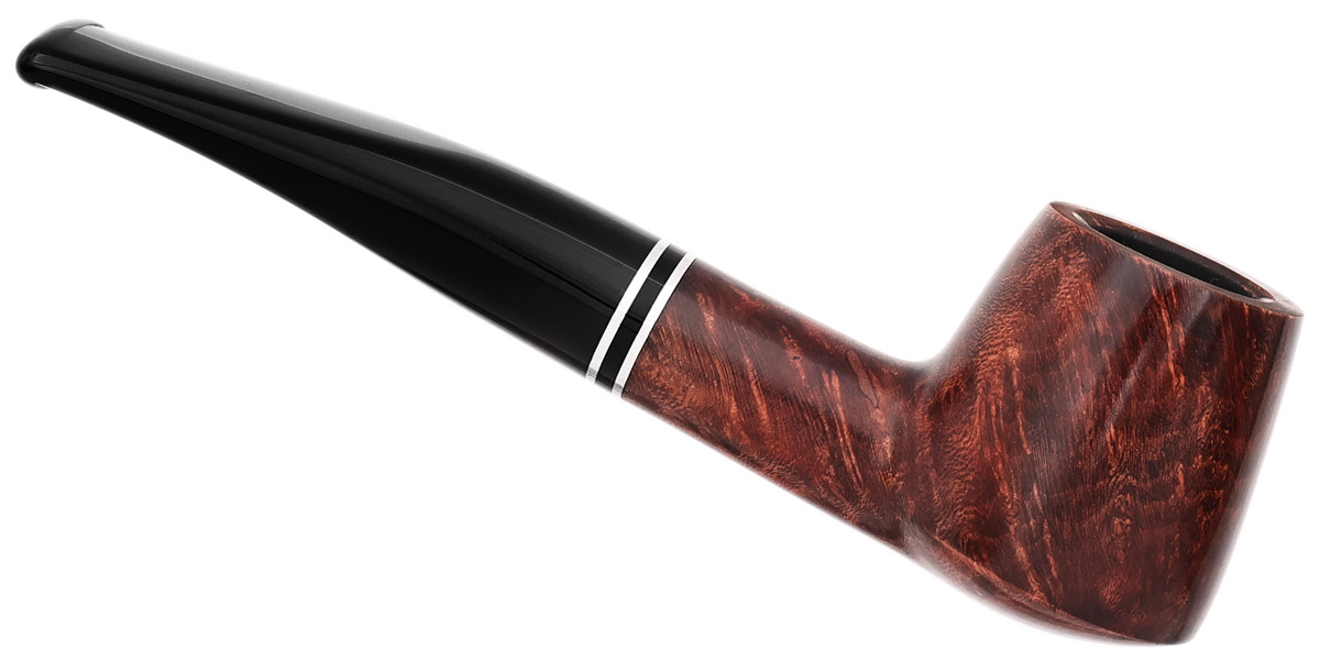 Lorenzetti Smooth Volcano with Double Nickel Band (Tapered Stem) (9mm)