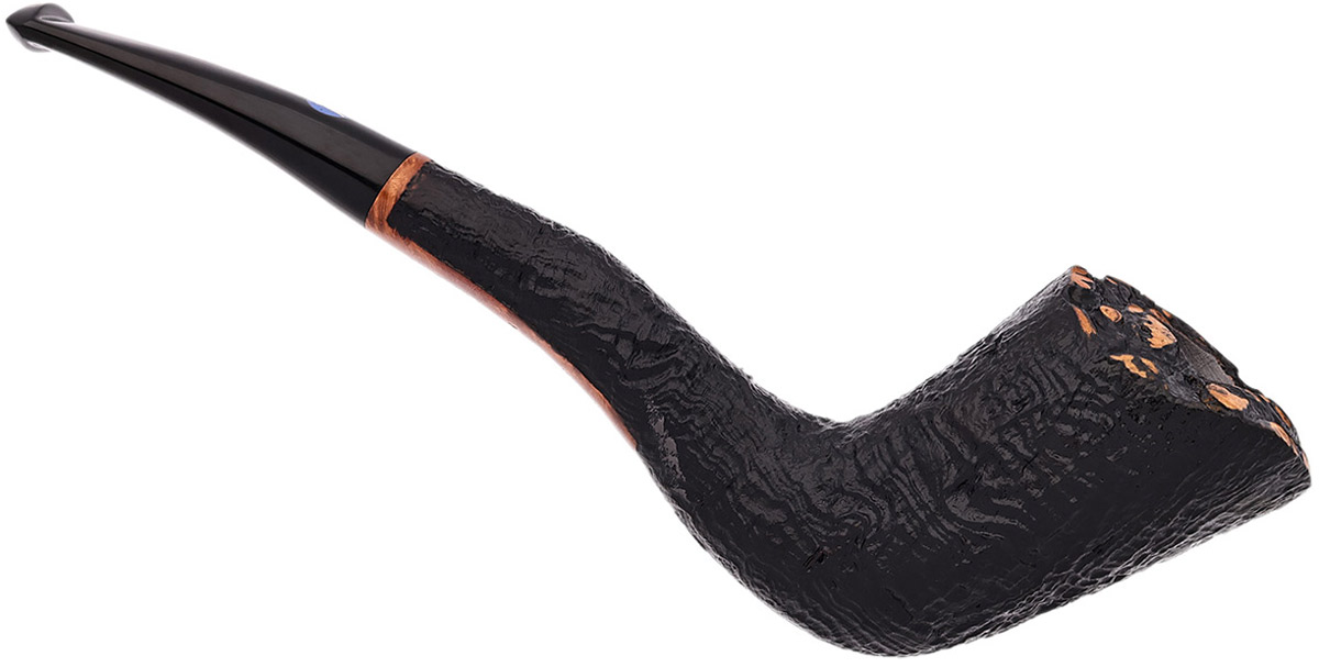 Valbruna Sandblasted Zulu with Ebonite Stem (Two Jellyfish)