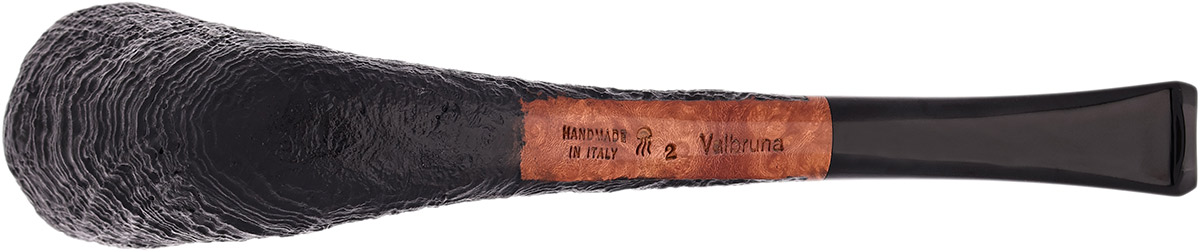 Valbruna Sandblasted Zulu with Ebonite Stem (Two Jellyfish)