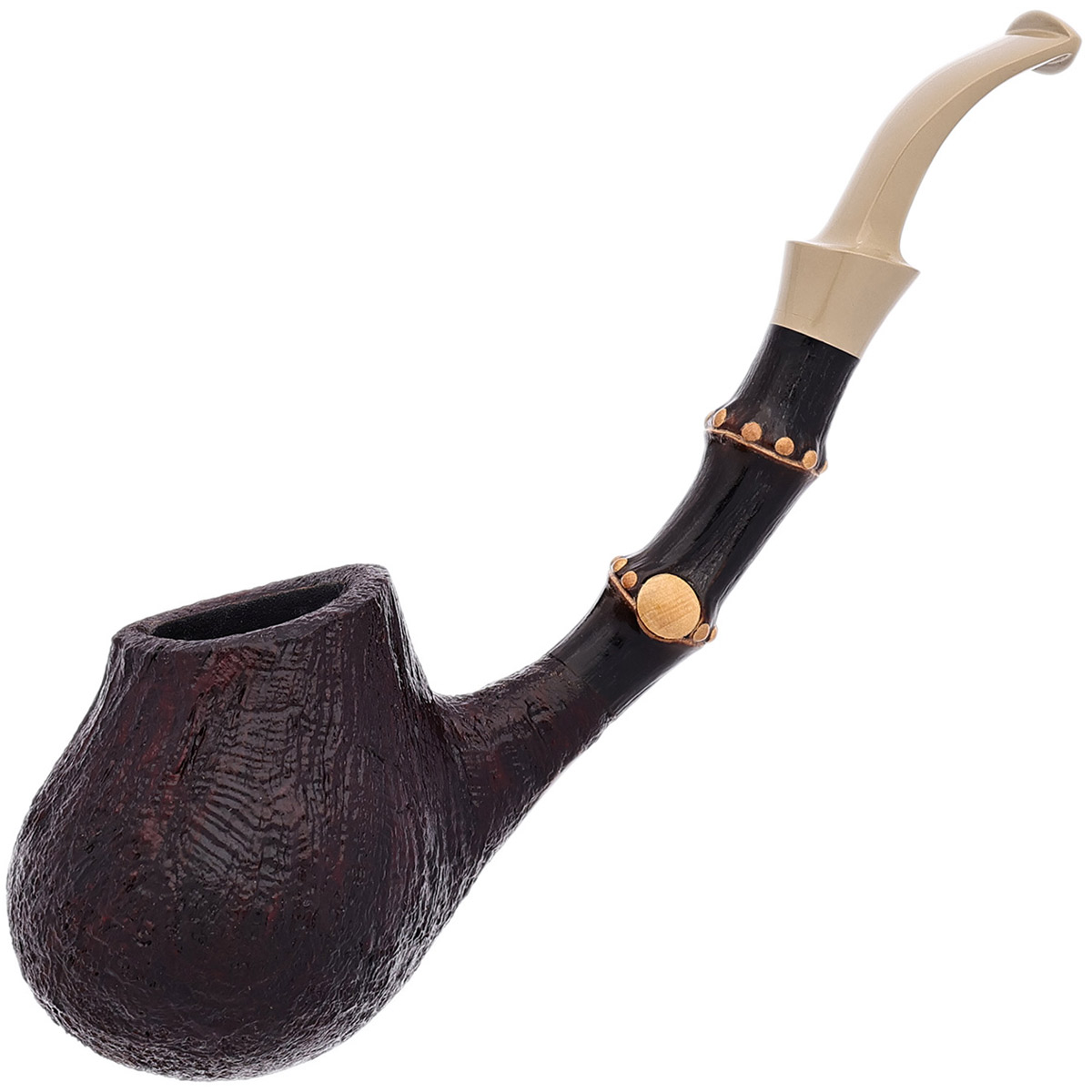 Xin Pipes Sandblasted “Fu Dai” with Bamboo