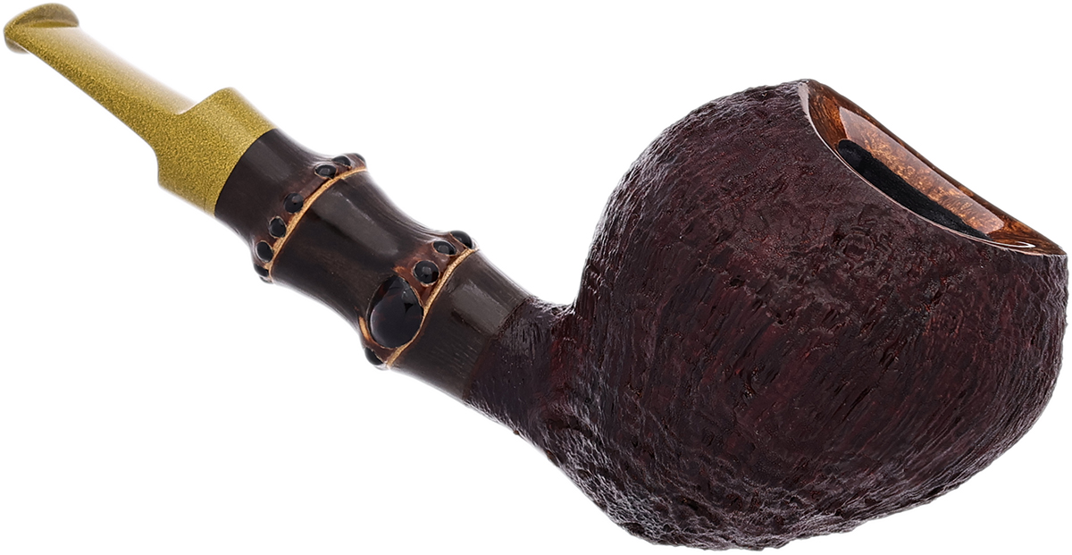 Xin Pipes Sandblasted Acorn with Bamboo