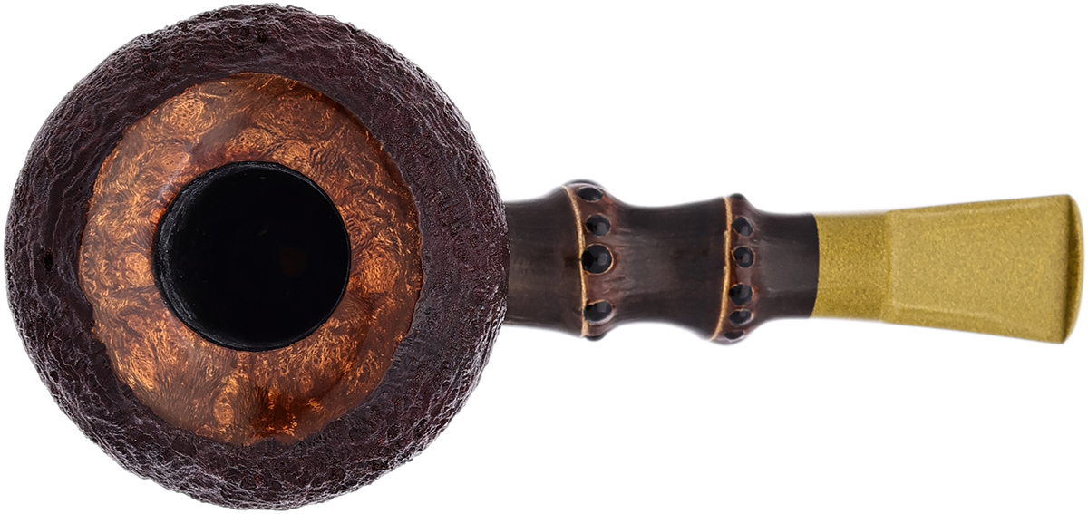 Xin Pipes Sandblasted Acorn with Bamboo