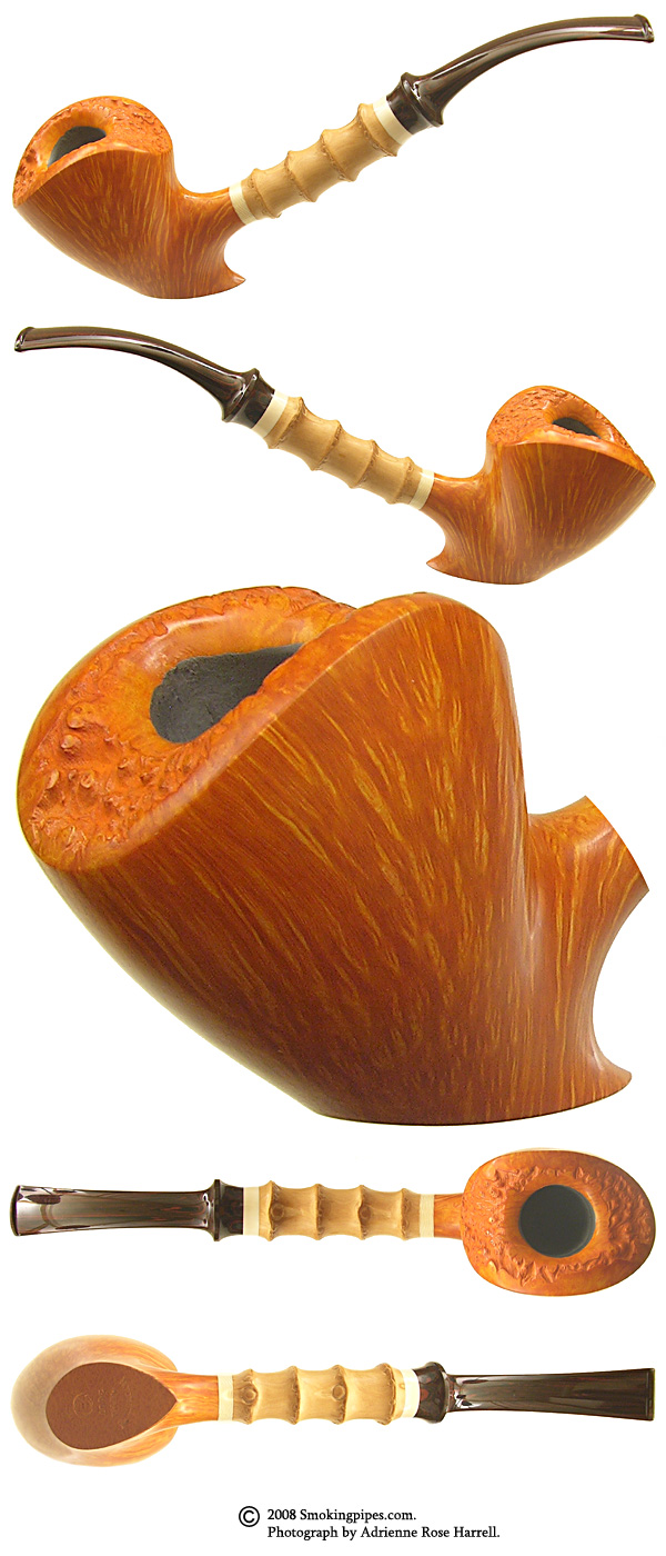 Tokutomi Sitter Dublin with Boxwood Faux-Bamboo Shank (One Snail)