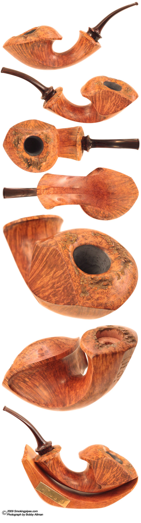 Tokutomi Smooth Freehand (Hiro) (BN) with Briar Stand