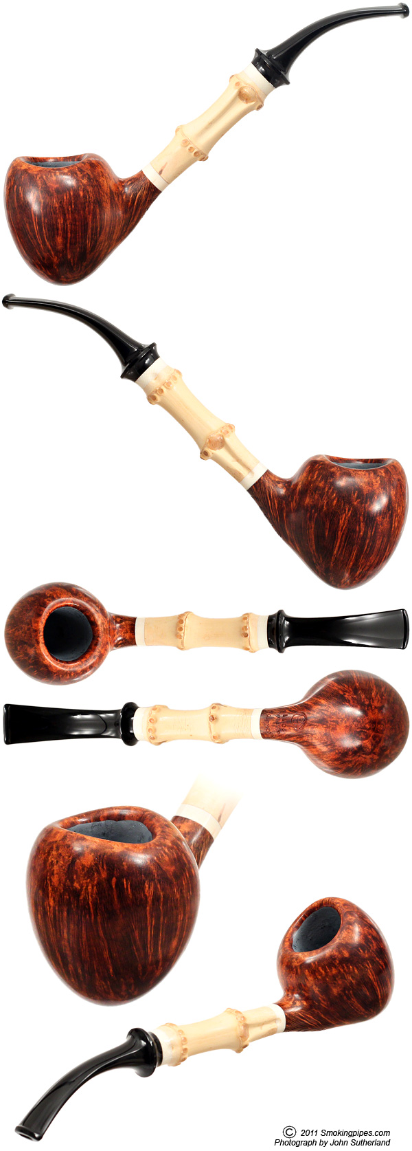 Tokutomi Smooth Acorn with Bamboo and Mastodon Ivory (One Snail)