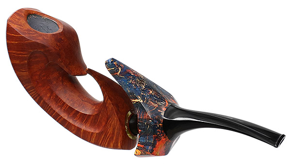Tokutomi Smooth Horn (Hiro) (with Stand and Tamper)