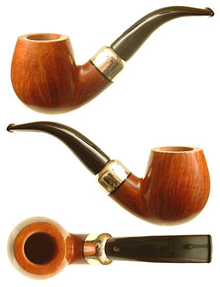 Ser Jacopo Natural Bent Billiard with Silver (Maxima)