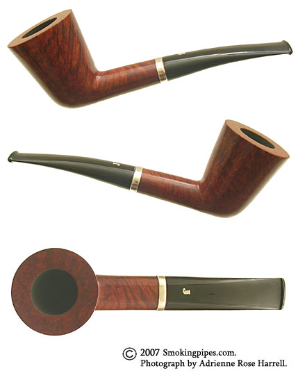 Ser Jacopo Walnut Bent Dublin with Silver  (L1)