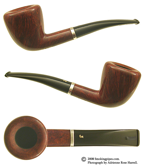 Ser Jacopo Smooth Bent Dublin with Silver Band (305) (L1)