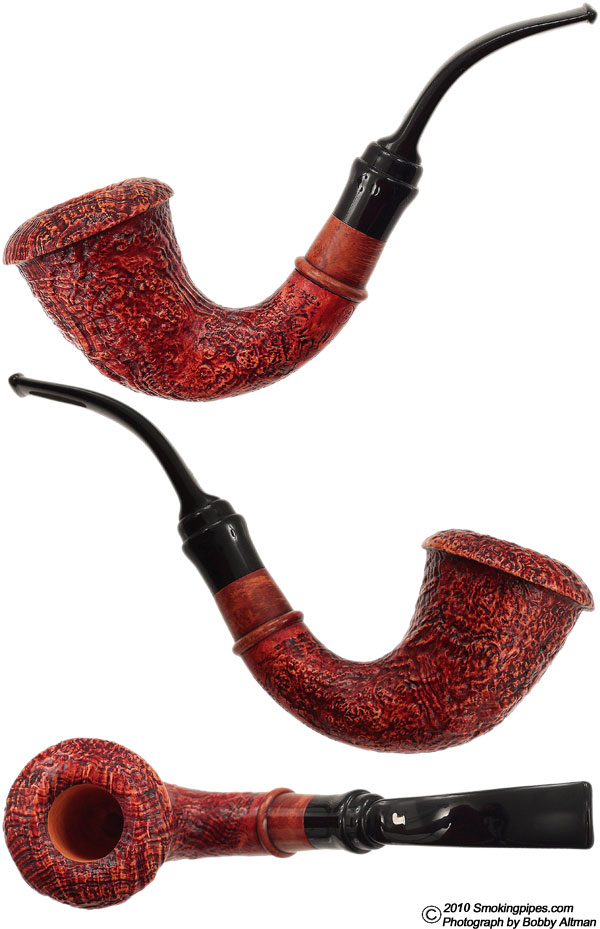 Ser Jacopo Sandblasted Kalabash with Briar Mount (S2) (Maxima)