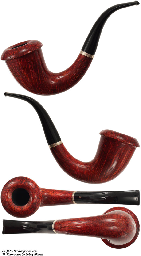 Ser Jacopo Walnut Kalabash with Silver Band (L1) (Maxima)