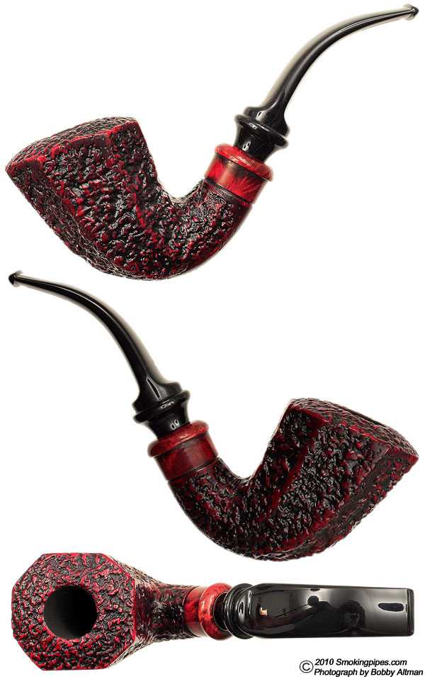 Ser Jacopo Rusticated Bent Panel Dublin with Briar Delecta (R1) (Maxima)