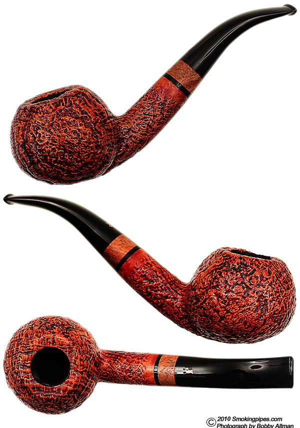 Ser Jacopo Sandblasted Tomato with Briar Shank (S2) (Maxima)