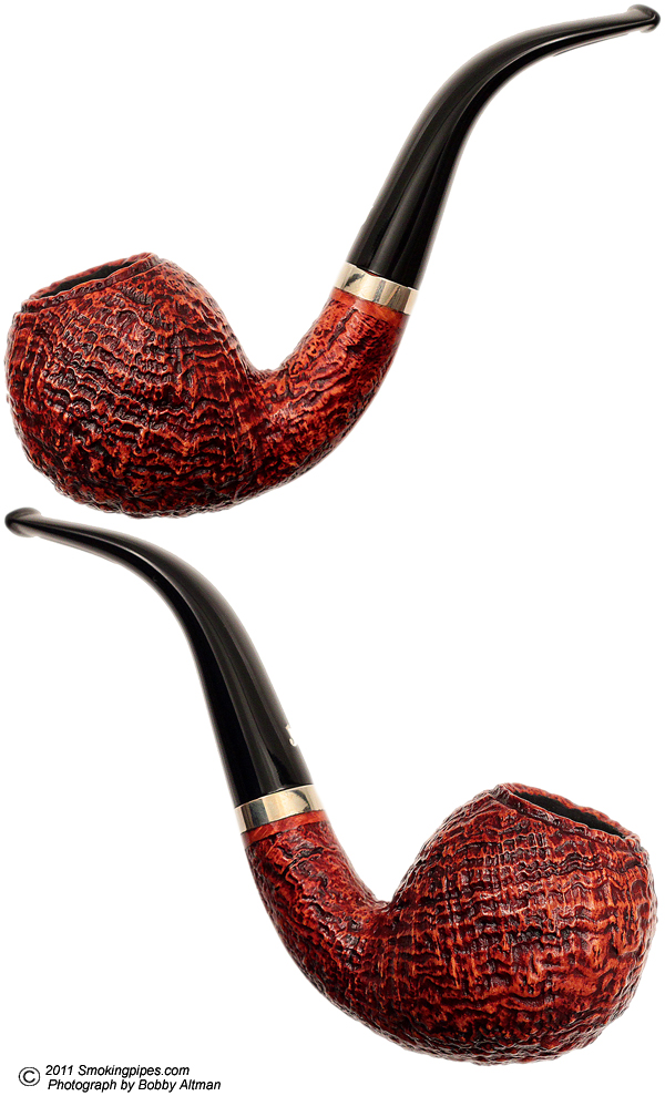 Ser Jacopo Sandblasted Bent Ball with Silver (S2)
