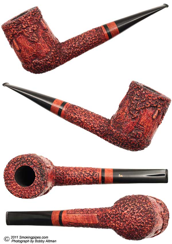 Ser Jacopo Rowlette Billiard with Briar Shank (4x Maxima)