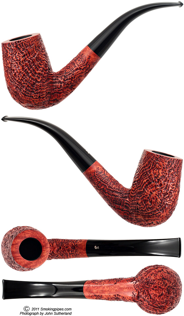 Ser Jacopo Sandblasted Bent Billiard (S2) (Maxima)