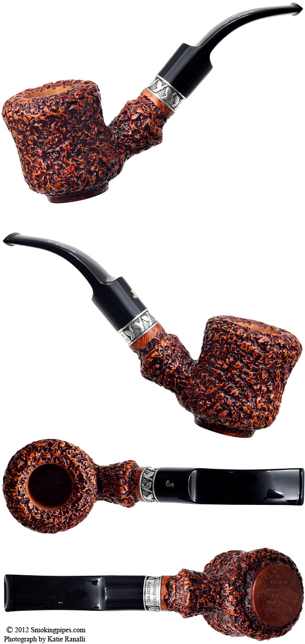 Ser Jacopo Picta Magritte Rusticated Bent Pot (R1) (01)
