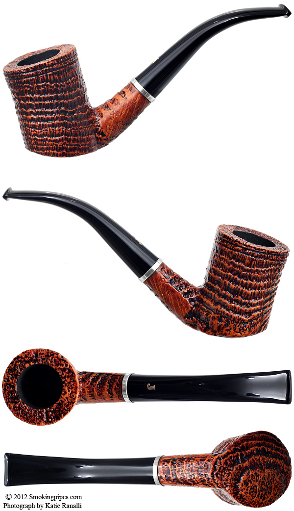 Ser Jacopo Picta Miro Sandblasted Bent Billiard (S2) (04)