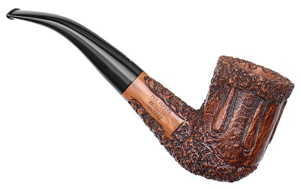Ser Jacopo Rowlette Rusticated Bent Billiard (9mm)