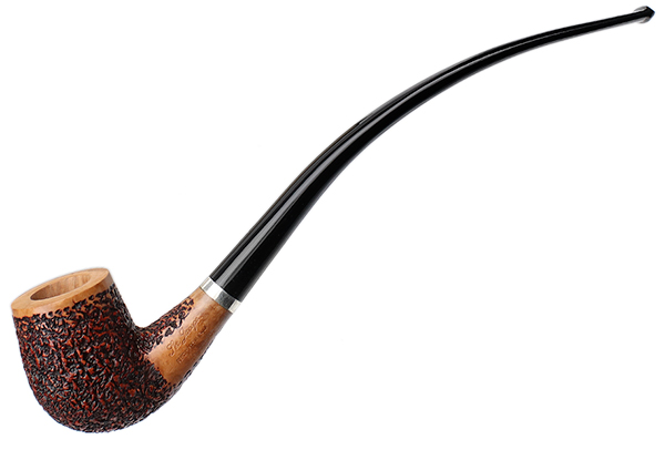 Ser Jacopo Rusticated Bent Billiard Churchwarden (R1) (B)