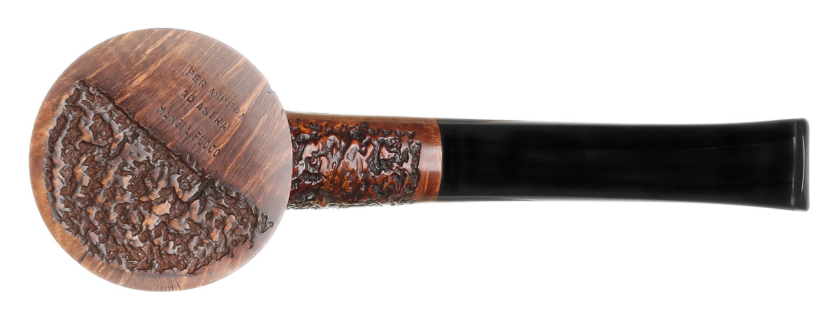 Ser Jacopo Mangia Fuoco Rusticated Poker with Silver (R1) (D)