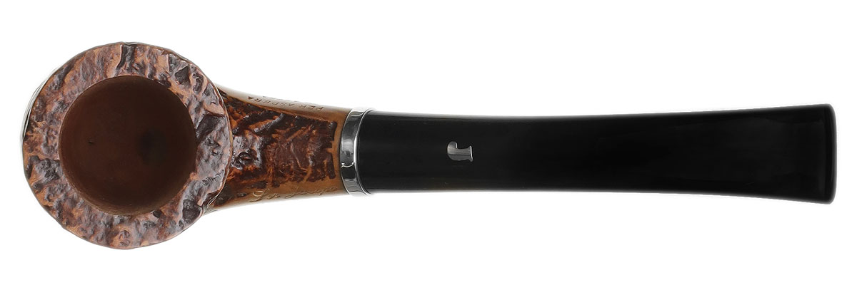 Ser Jacopo Picta Miro Sandblasted Bent Billiard with Silver (S2) (04)