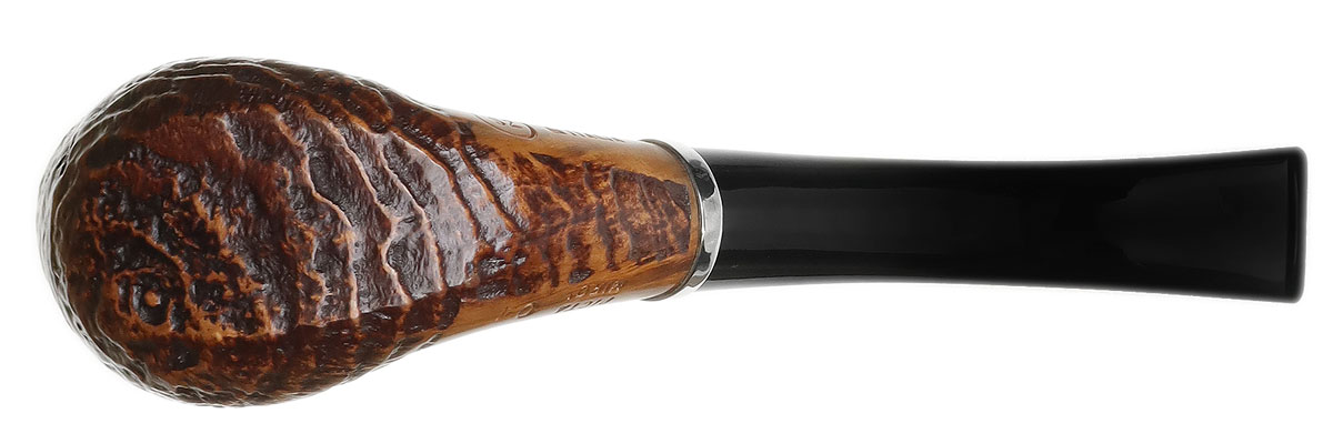 Ser Jacopo Picta Miro Sandblasted Bent Billiard with Silver (S2) (04)