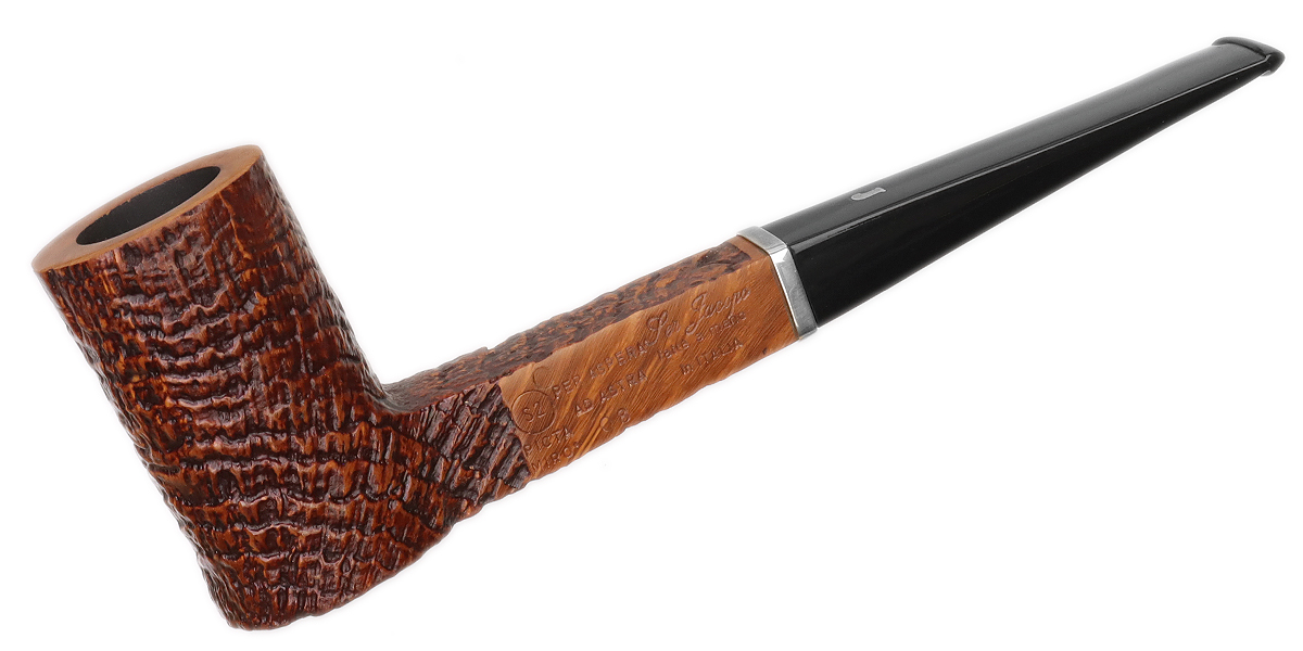 Ser Jacopo Picta Miro Sandblasted Billiard with Silver (S2) (C) (08)