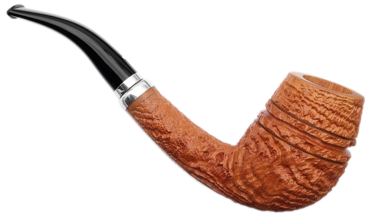 Ser Jacopo "La Pipaccia" Spongia Sandblasted Bent Egg with Silver (S3) (C) (12)