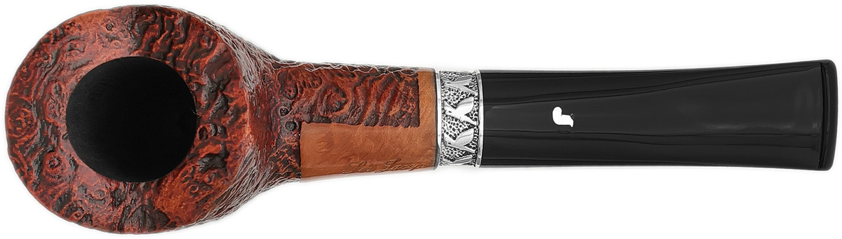 Ser Jacopo Picta Magritte Sandblasted Freehand with Silver (S2) (C) (6) (9mm)