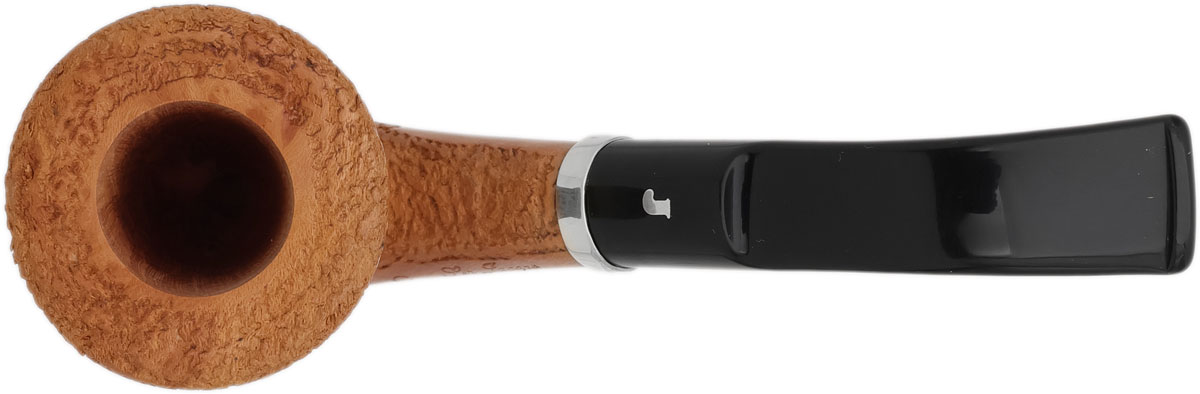 Ser Jacopo Picta Van Gogh Spongia Rusticated Calabash with Silver (R2) (C) (3)